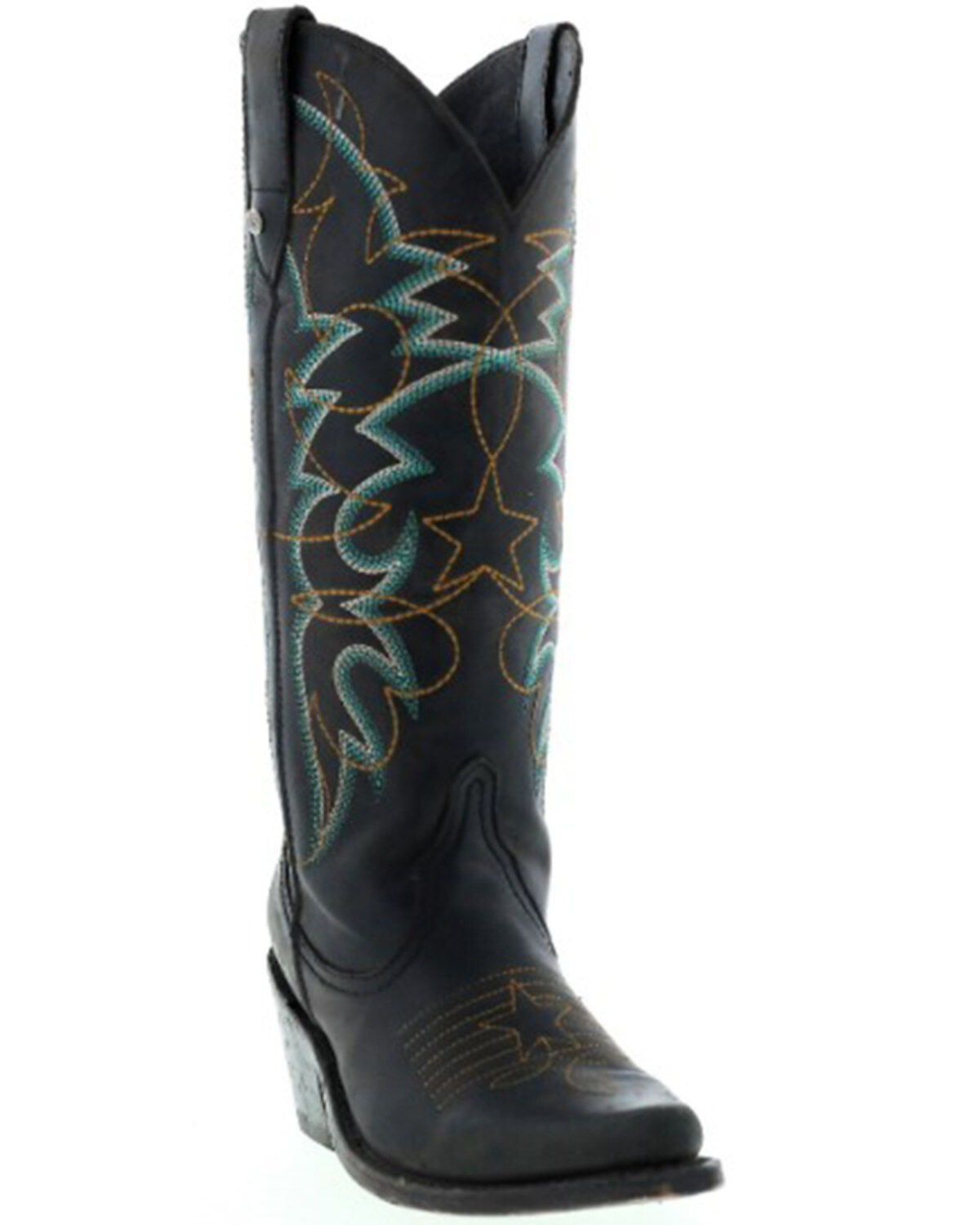 Women's Liberty Black Botas Caborca for Amelia Star Stitched Western B