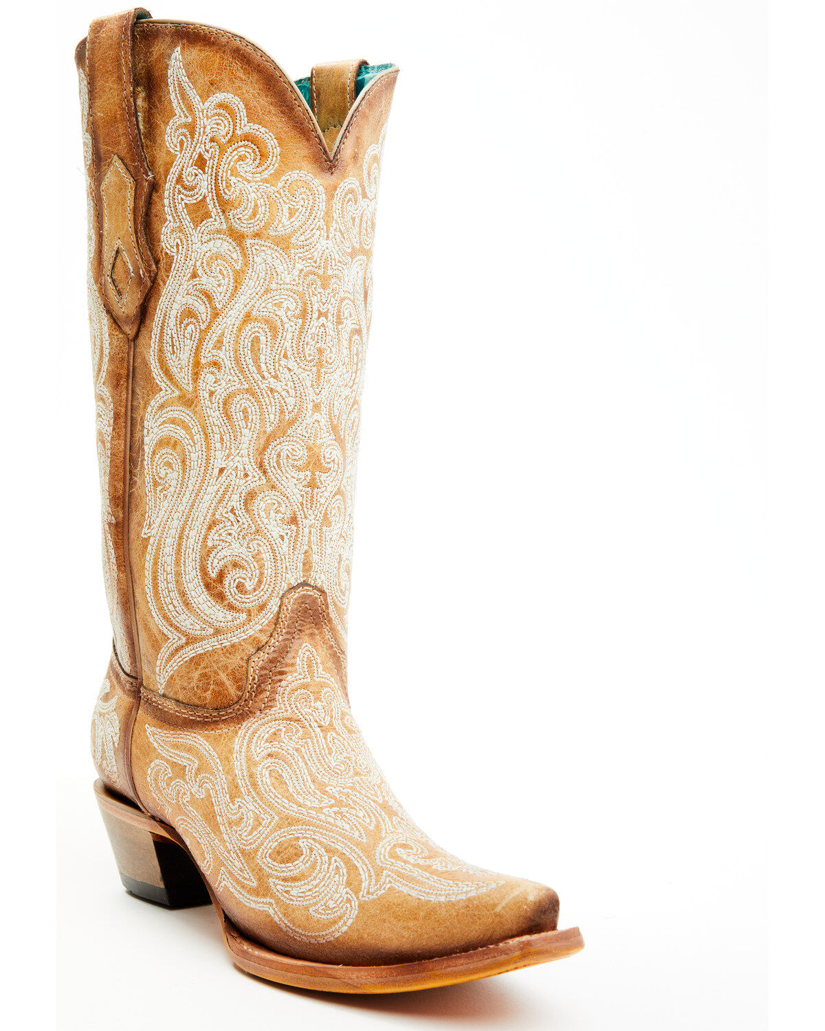 Women's Corral Crackled Western Boots - Snip Toe