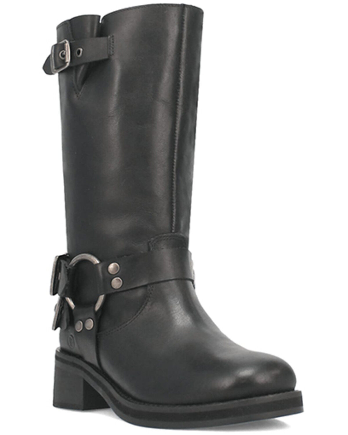 Women's Dingo Harlee Motorcycle Boots - Round Toe
