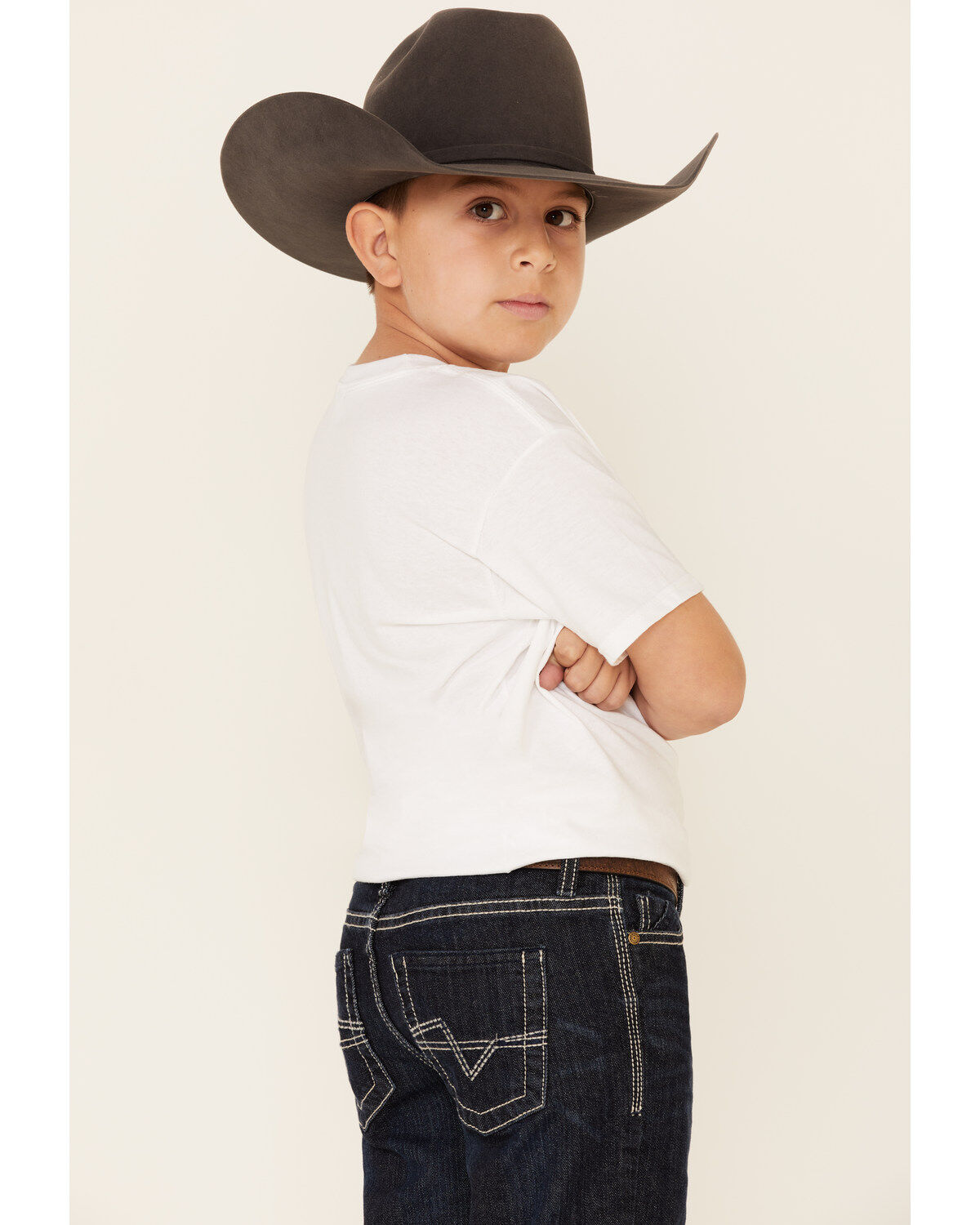 Boys' Cody James Night Hawk Medium Wash Mid Rise Stretch Relaxed Bootc