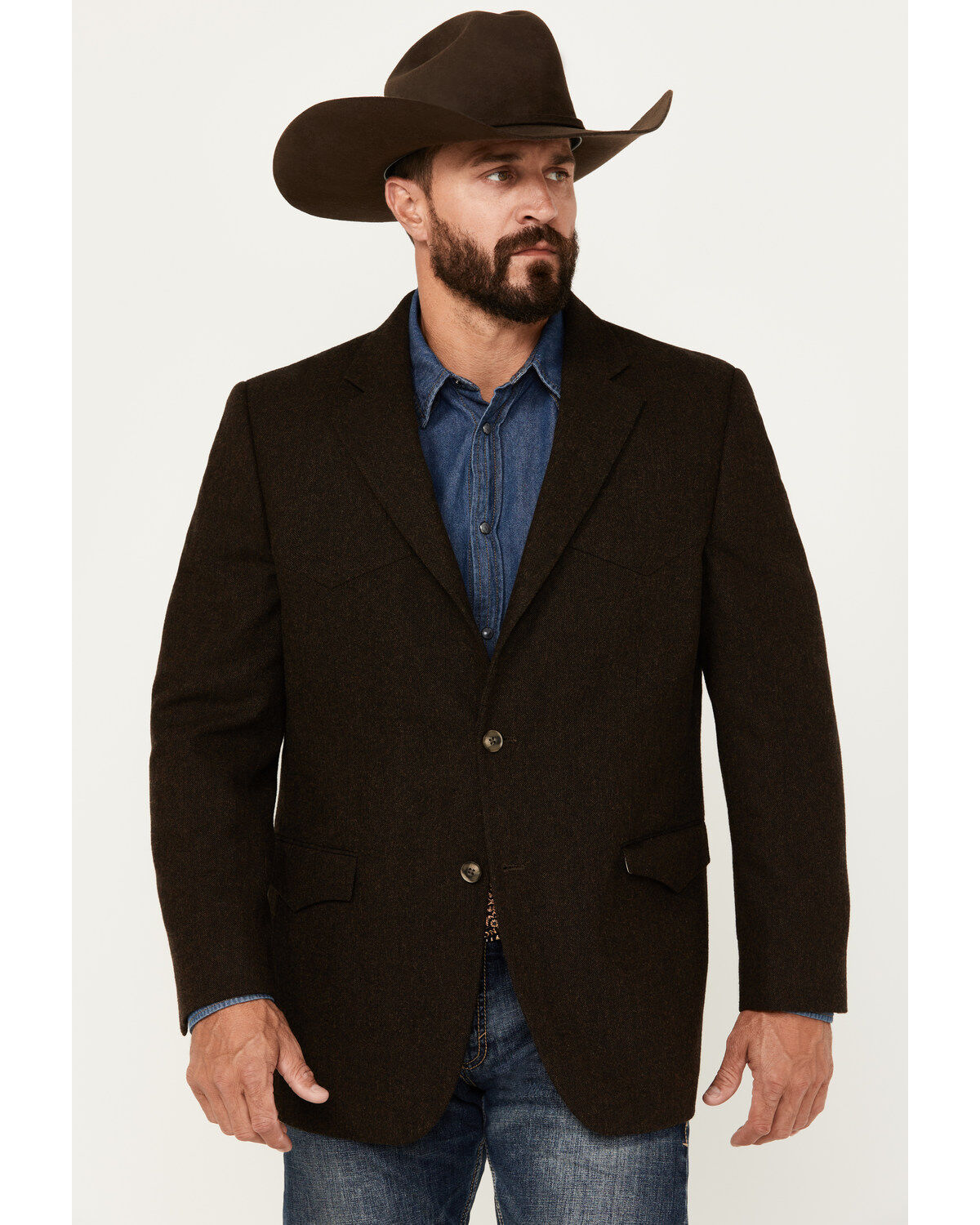 Men's Cody James Marled Tweed Sportcoat