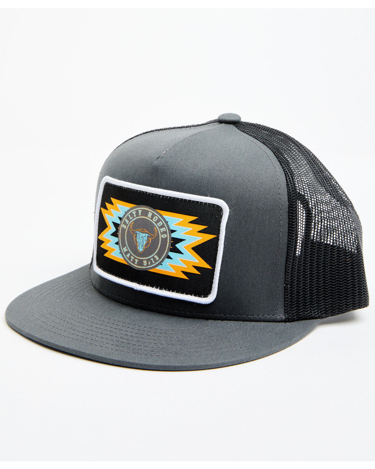 Men's Salty Rodeo Riata Southwestern Patch Trucker Cap