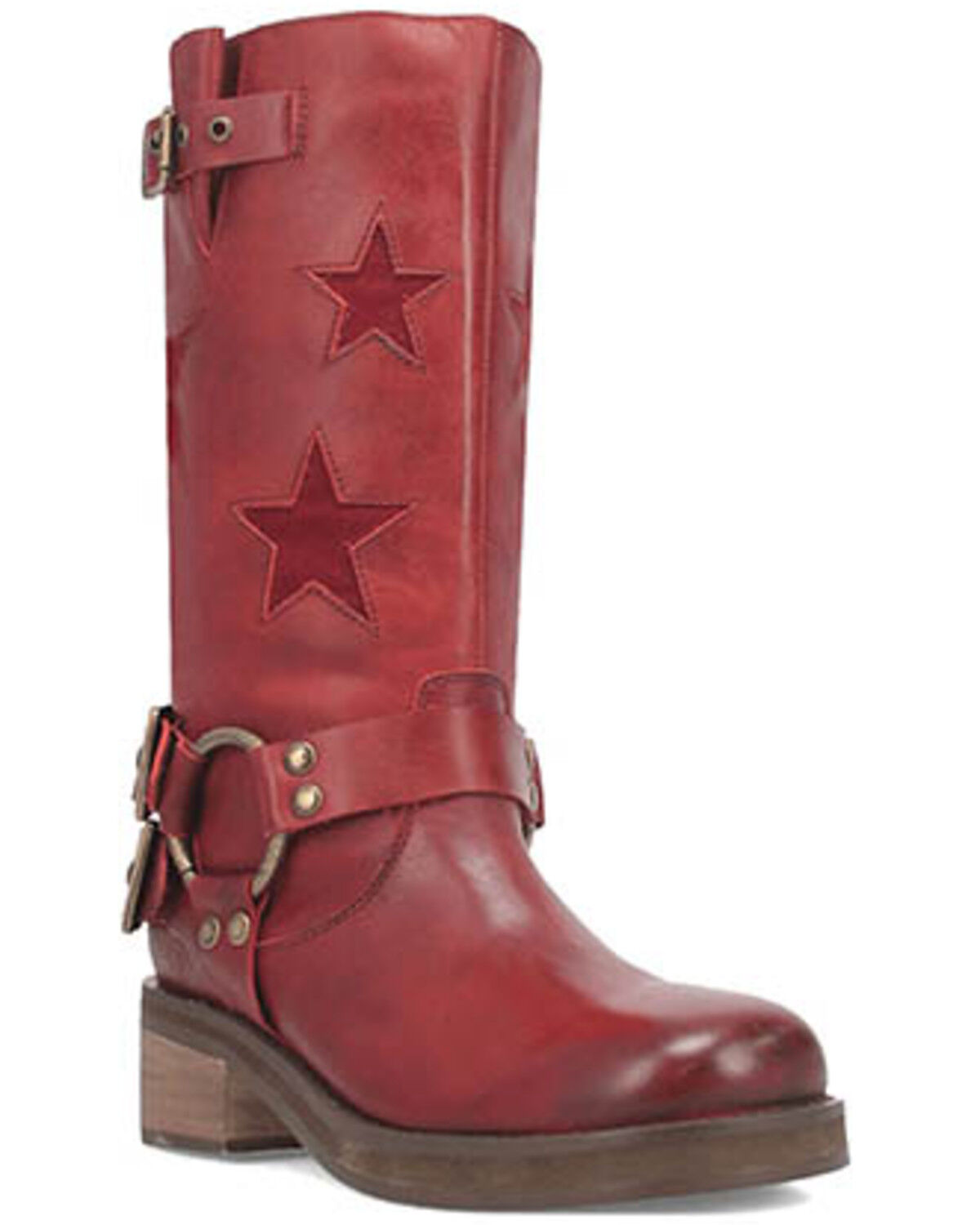 Women's Dingo Blacklist Harness Boots - Round Toe