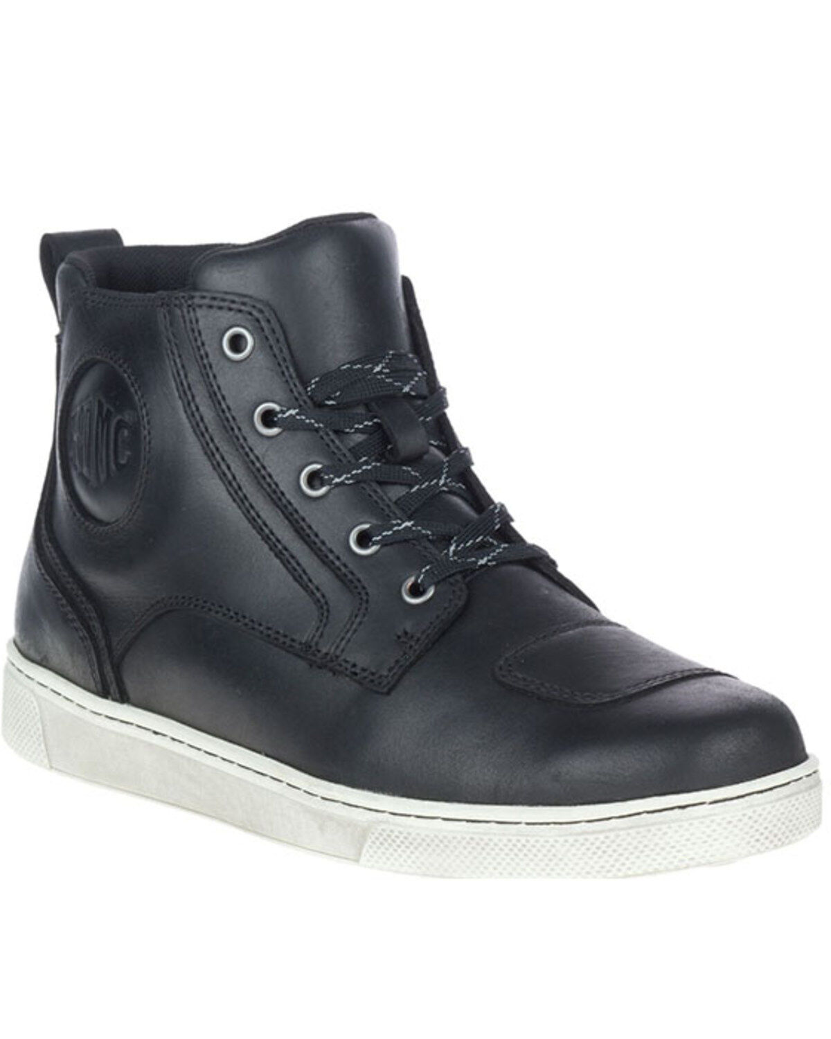 Men's Harley Davidson Black Bateman Ankle Pro Moto Boots - Soft Toe