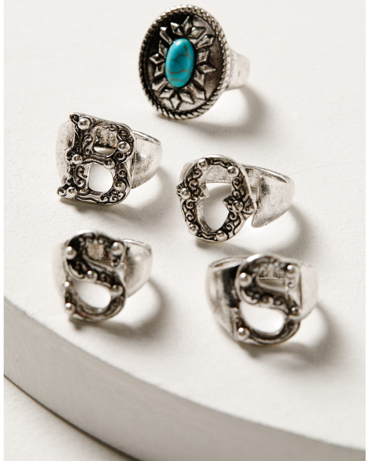 Women's Idyllwind Antique Boss Spell Out Ring Set - 5-Piece