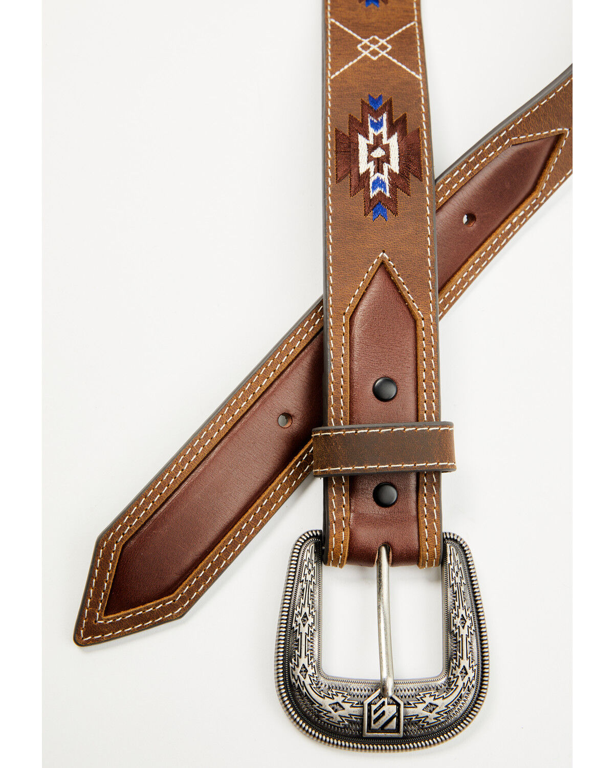 Men's RANK 45 Tanner Southwestern Embroidered Belt