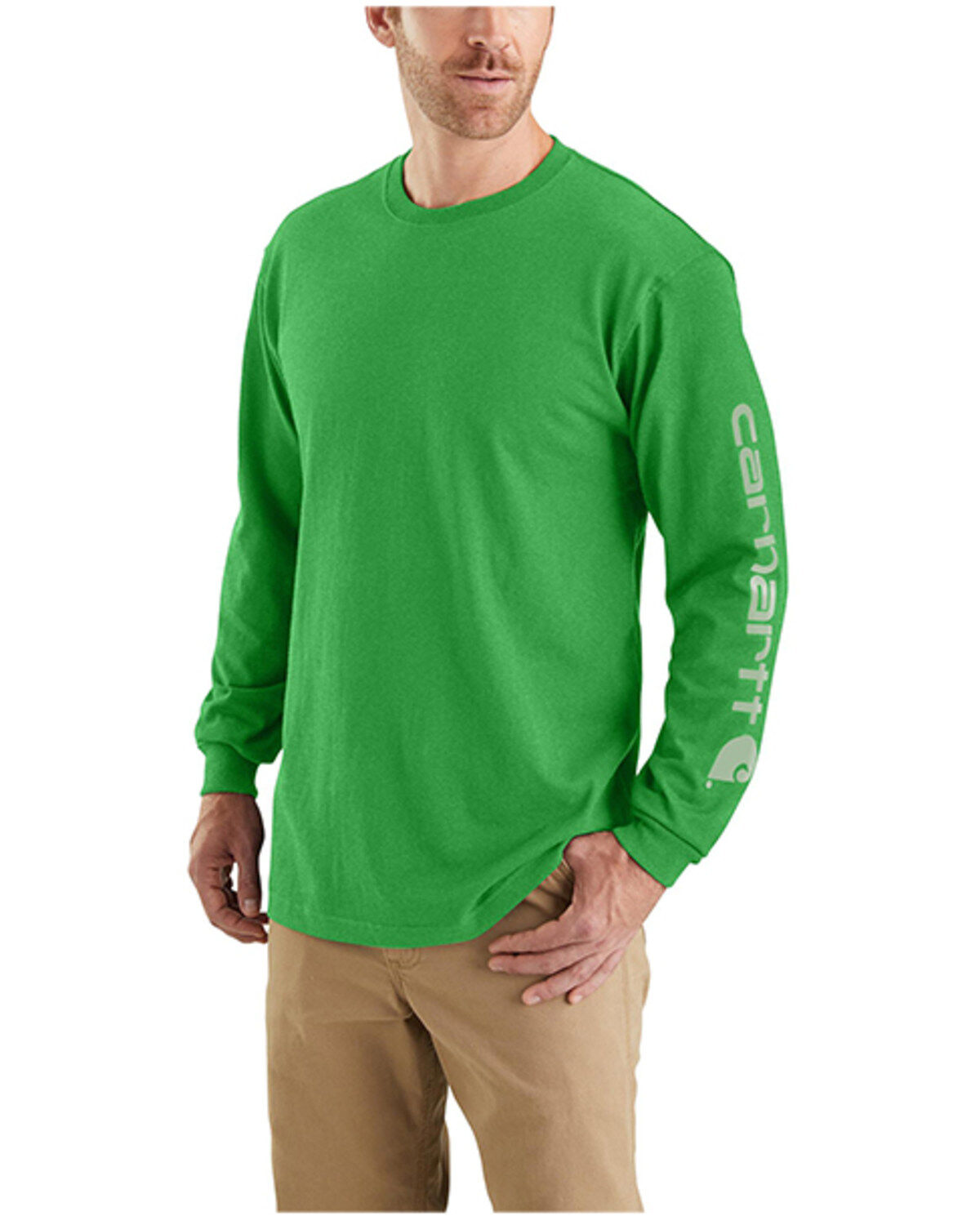 Men's Carhartt Loose Fit Heavyweight Long Sleeve Graphic Work T-Shirt