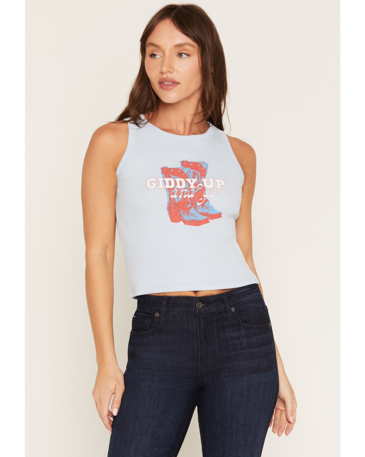 Women's Girl Dangerous Giddy Up Graphic Tank