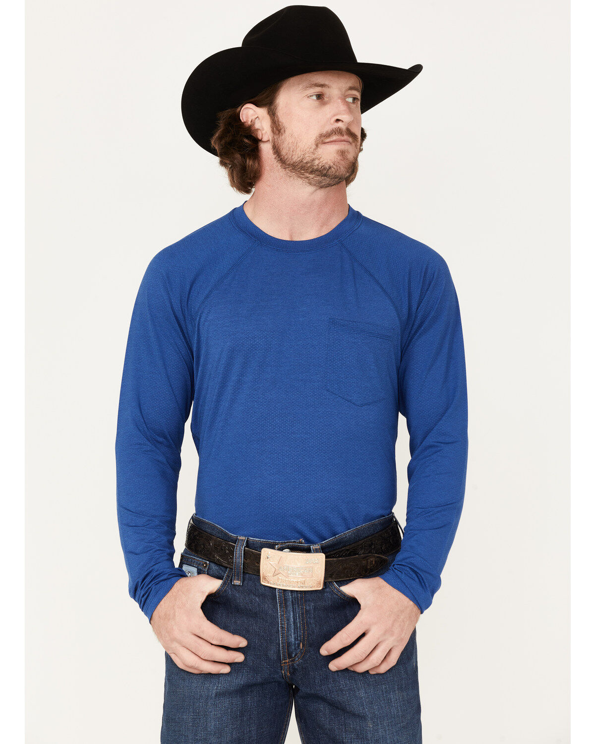 Men's RANK 45 Tornado Solid Performance Long Sleeve T-Shirt