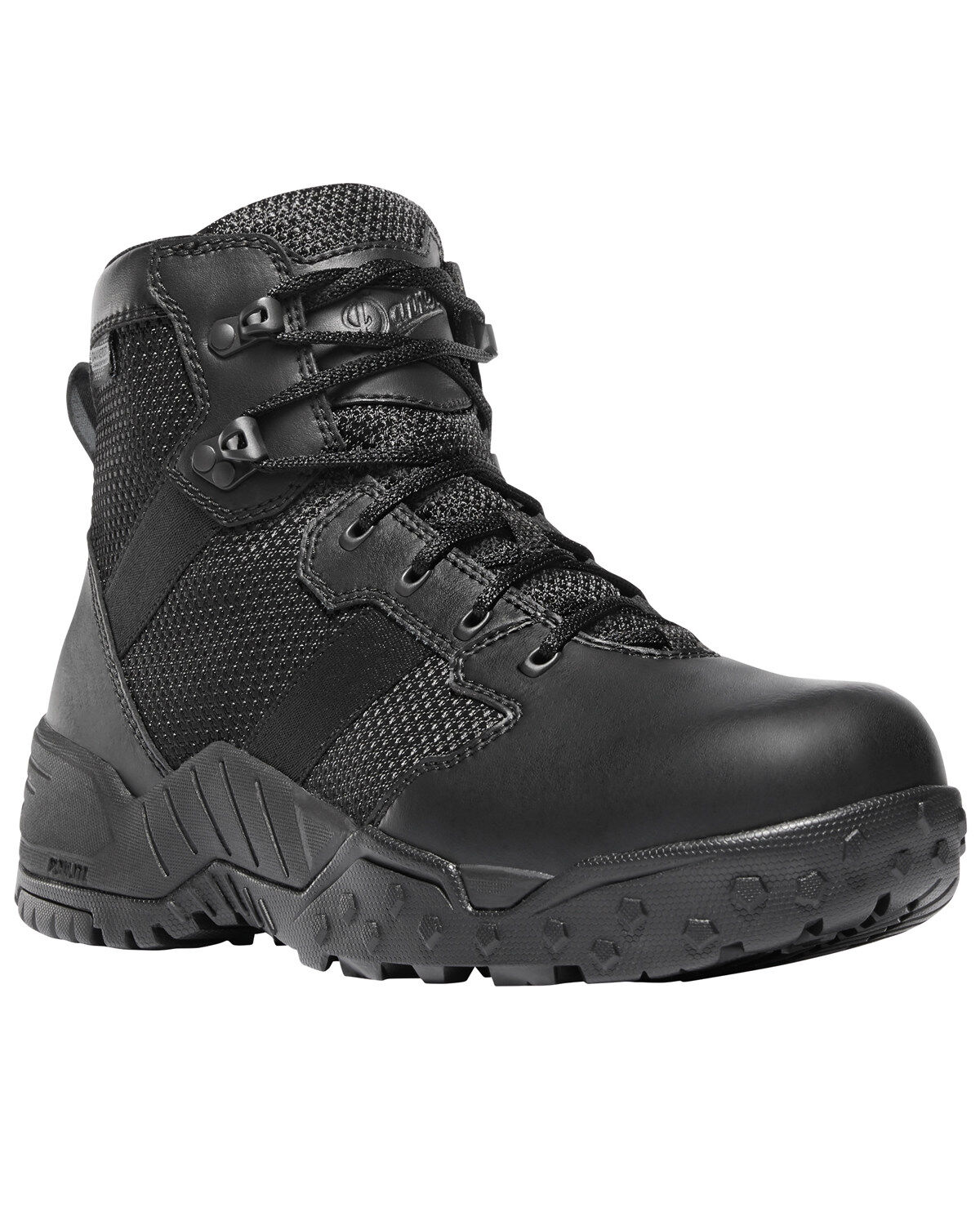 Men's Danner Black Scorch Side Zip 6" Boots - Round Toe