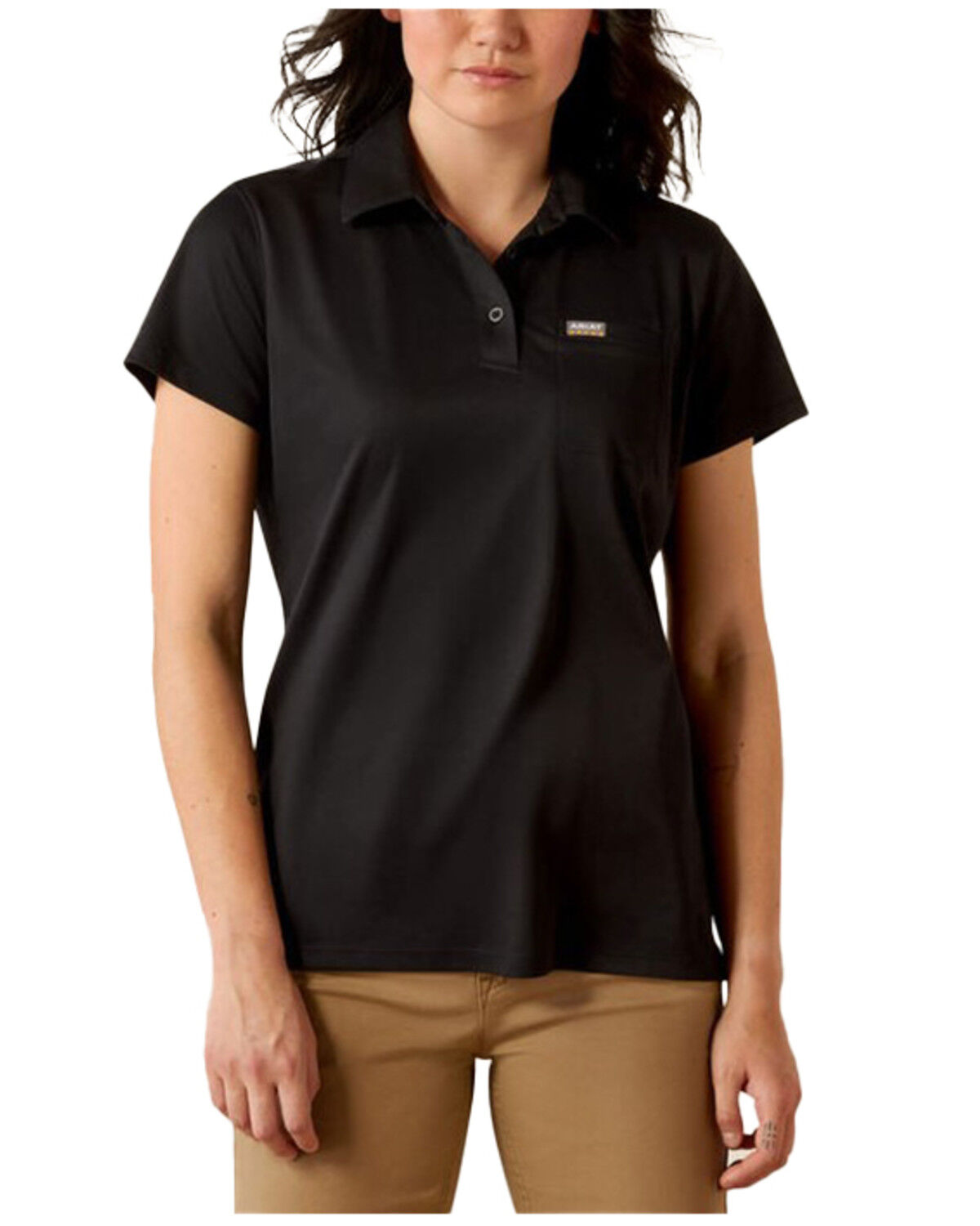 Women's Ariat Rebar Foreman Short Polo