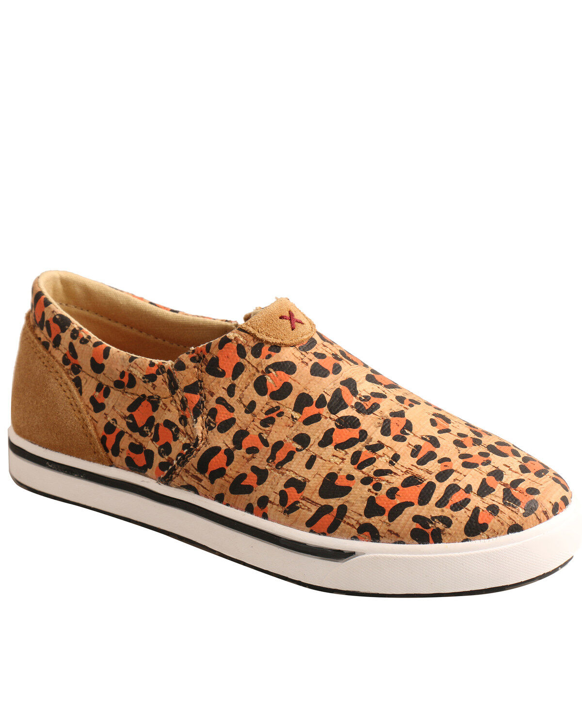 Girls' Twisted X Leopard Print Casual Shoes - Moc Toe