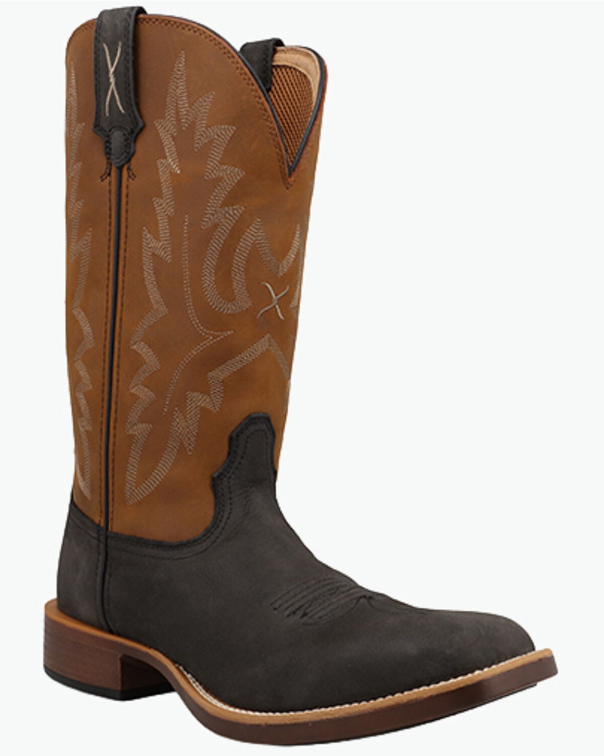 Men's Twisted X Top Hand Tall Western Boots - Broad Square Toe