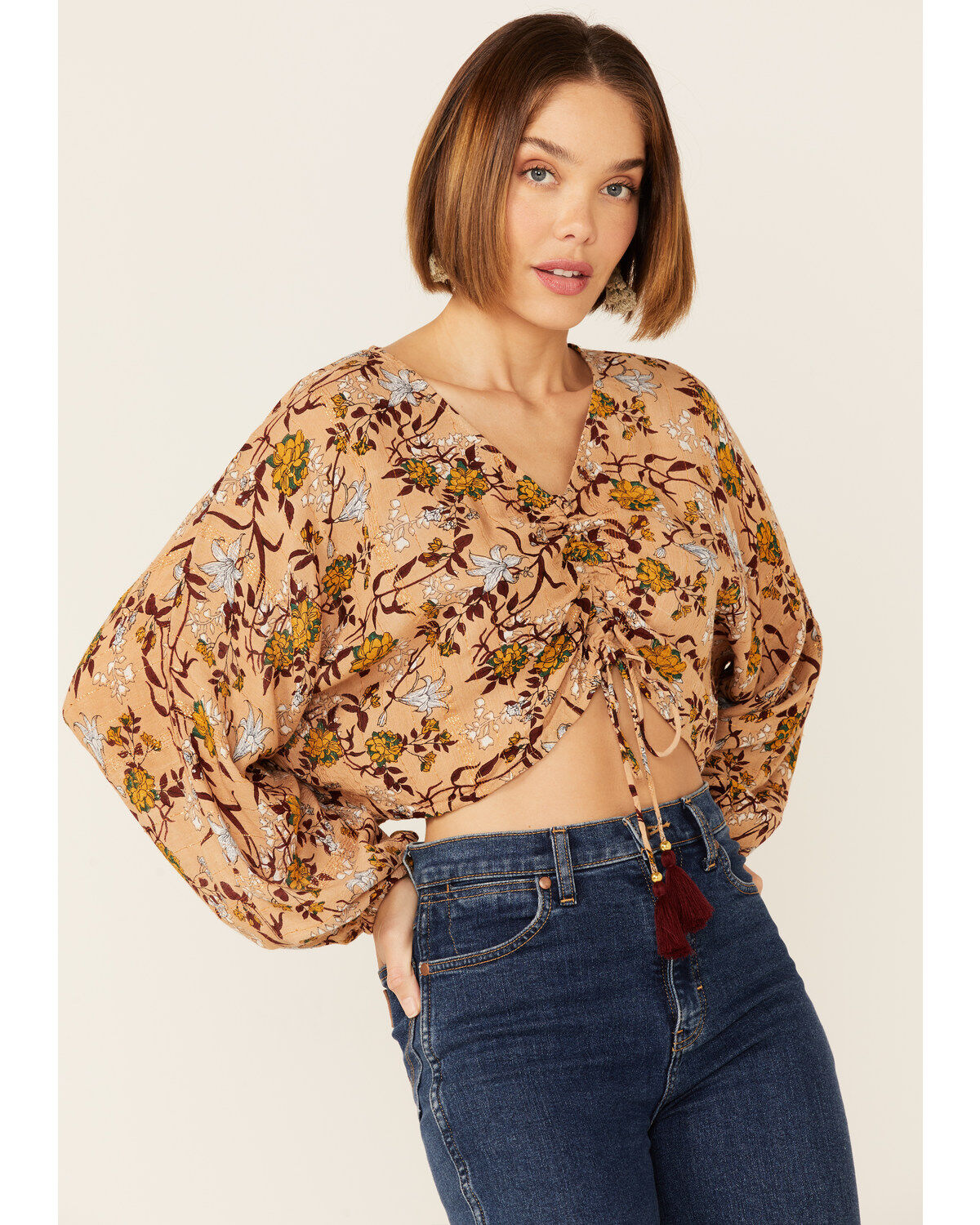 Women's Z&L Marigold Crop Top