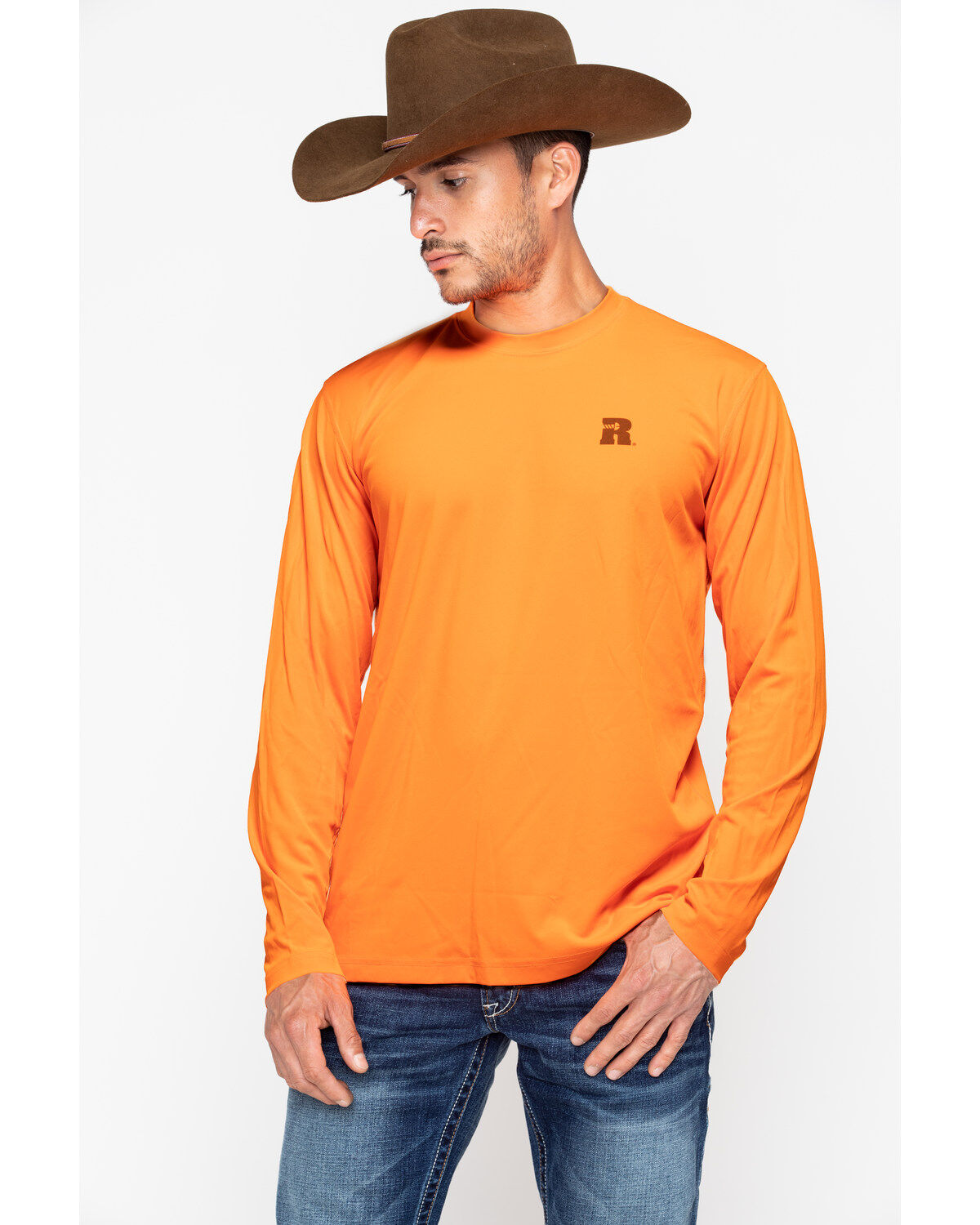 Men's Wrangler Riggs Crew Performance Long Sleeve Work T-Shirt - Big &