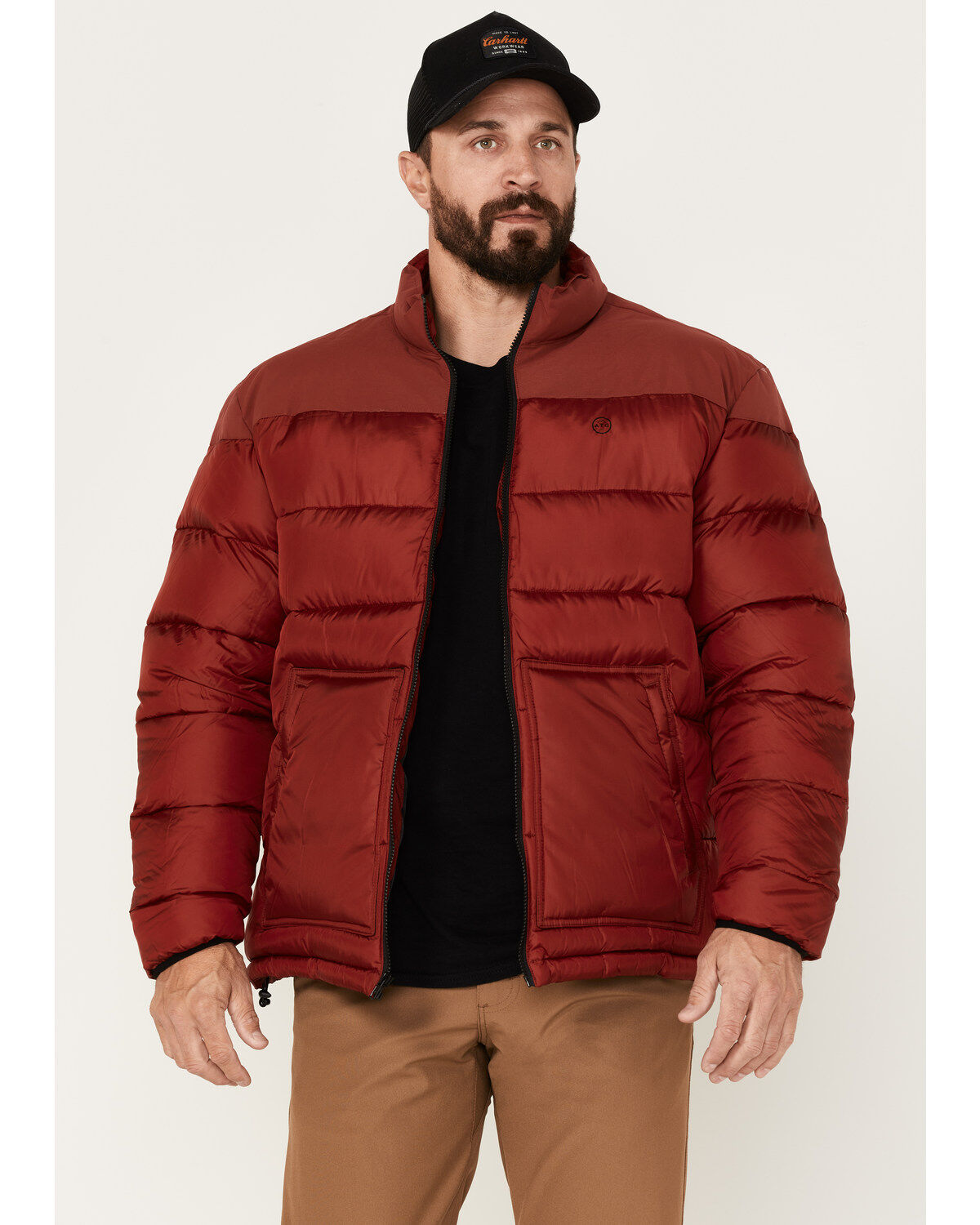 Men's Wrangler ATS All-Terrain Classic Zip-Front Puffer Jacket
