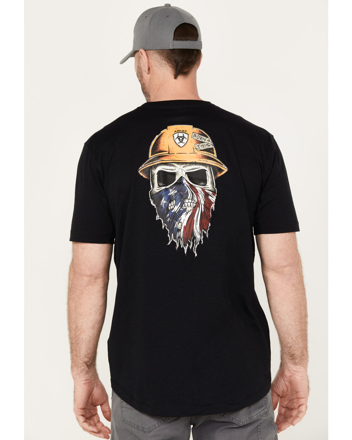 Men's Ariat Rebar Workman Born For This Short Sleeve T-Shirt