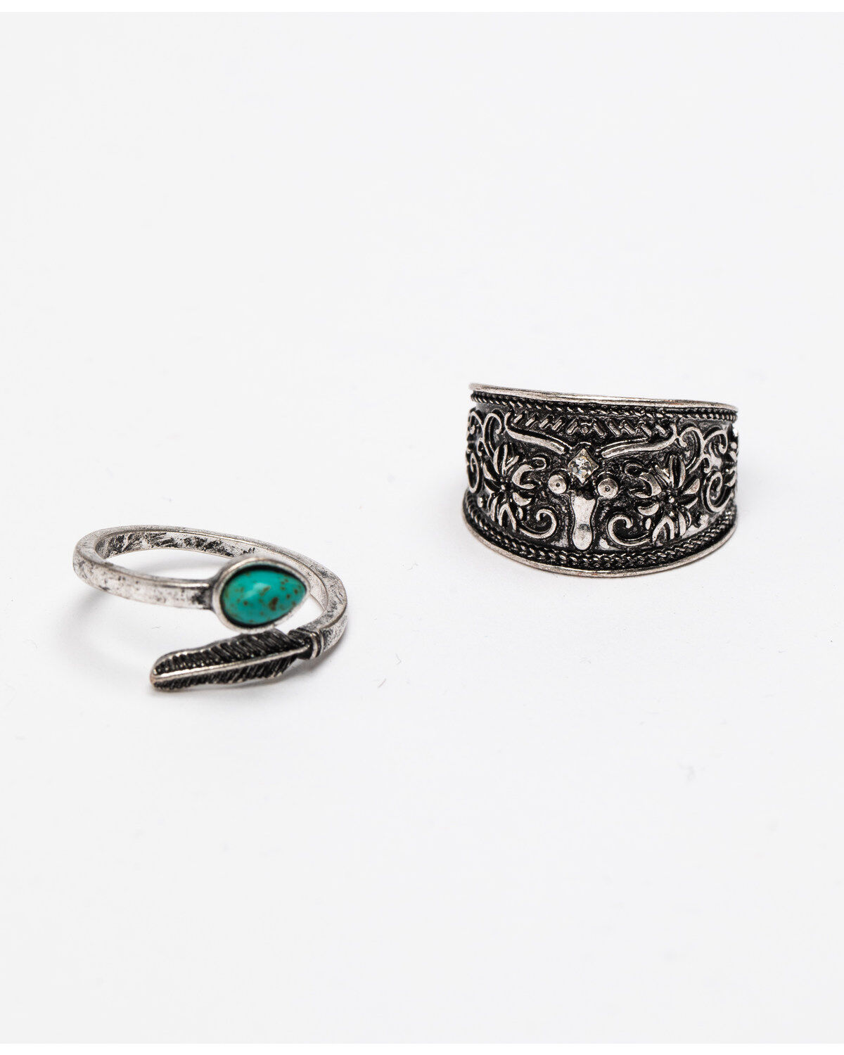 Women's Shyanne Summer Escape 2-Piece Steer Head Ring Set