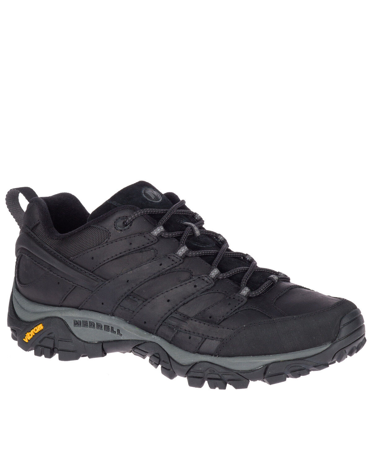 Men's Merrell Black MOAB 2 Prime Hiking Shoes - Soft Toe