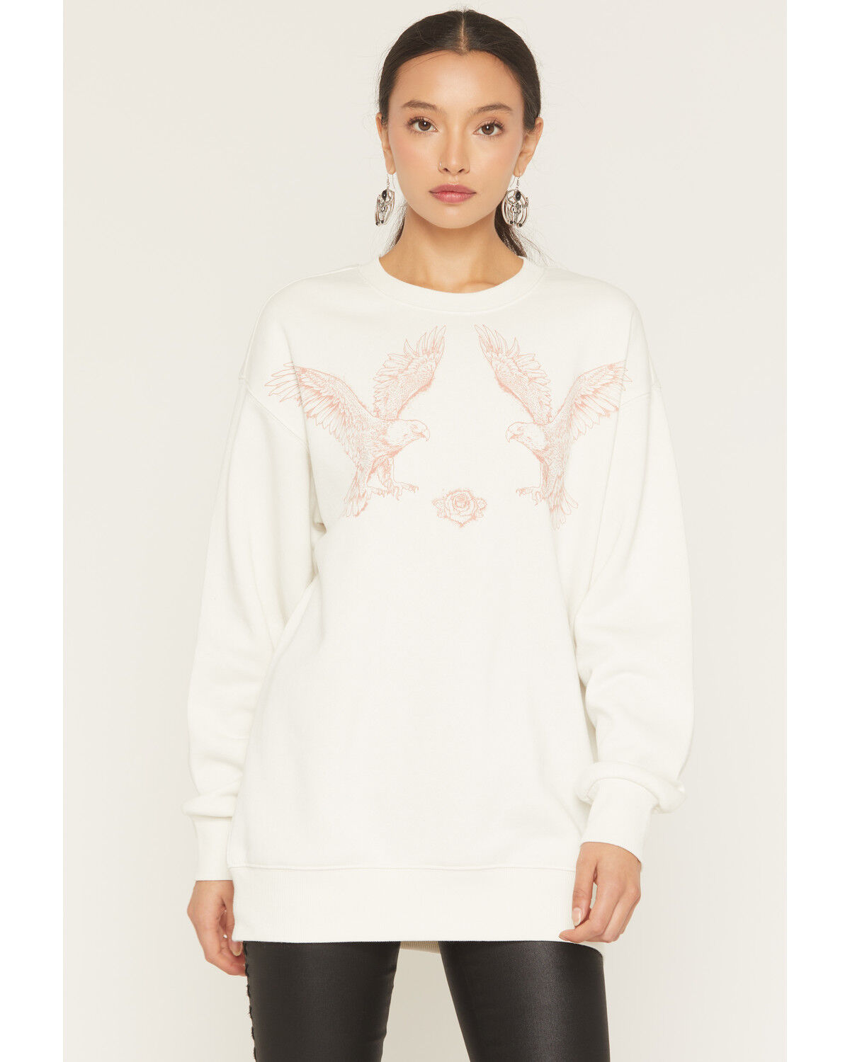 Women's Youth in Revolt Eagle Crew Neck Sweatshirt