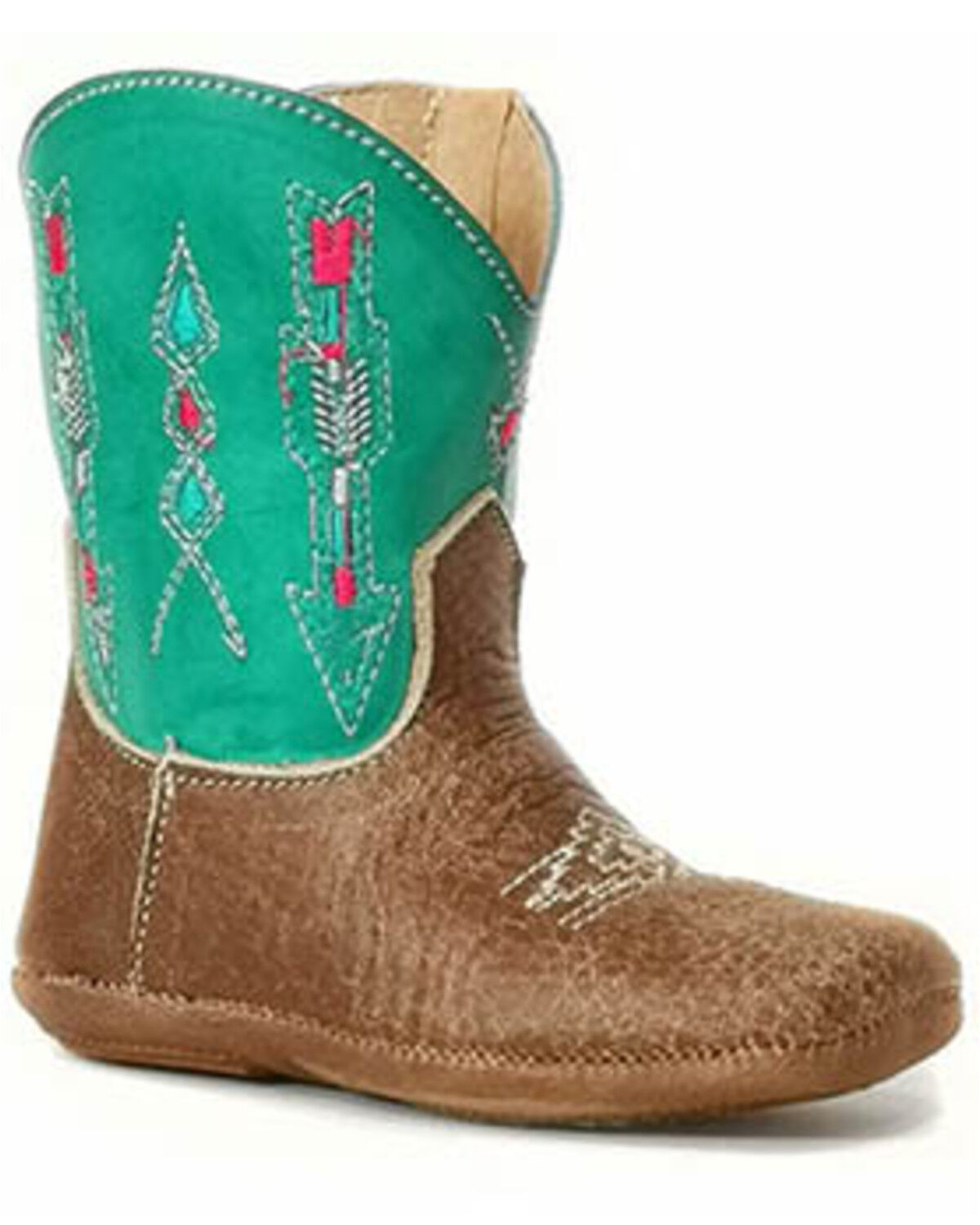 Girls' Roper Infant Cowbabies Arrow Western Boots - Broad Square Toe