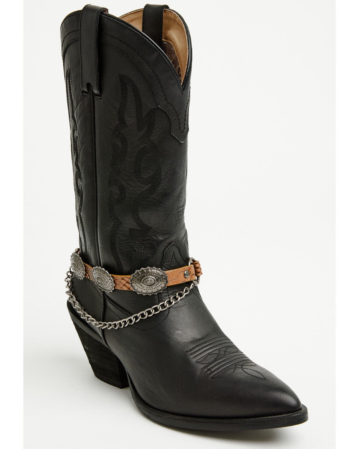 Women's Shyanne Scalloped Concho Boot Bracelet with Chain