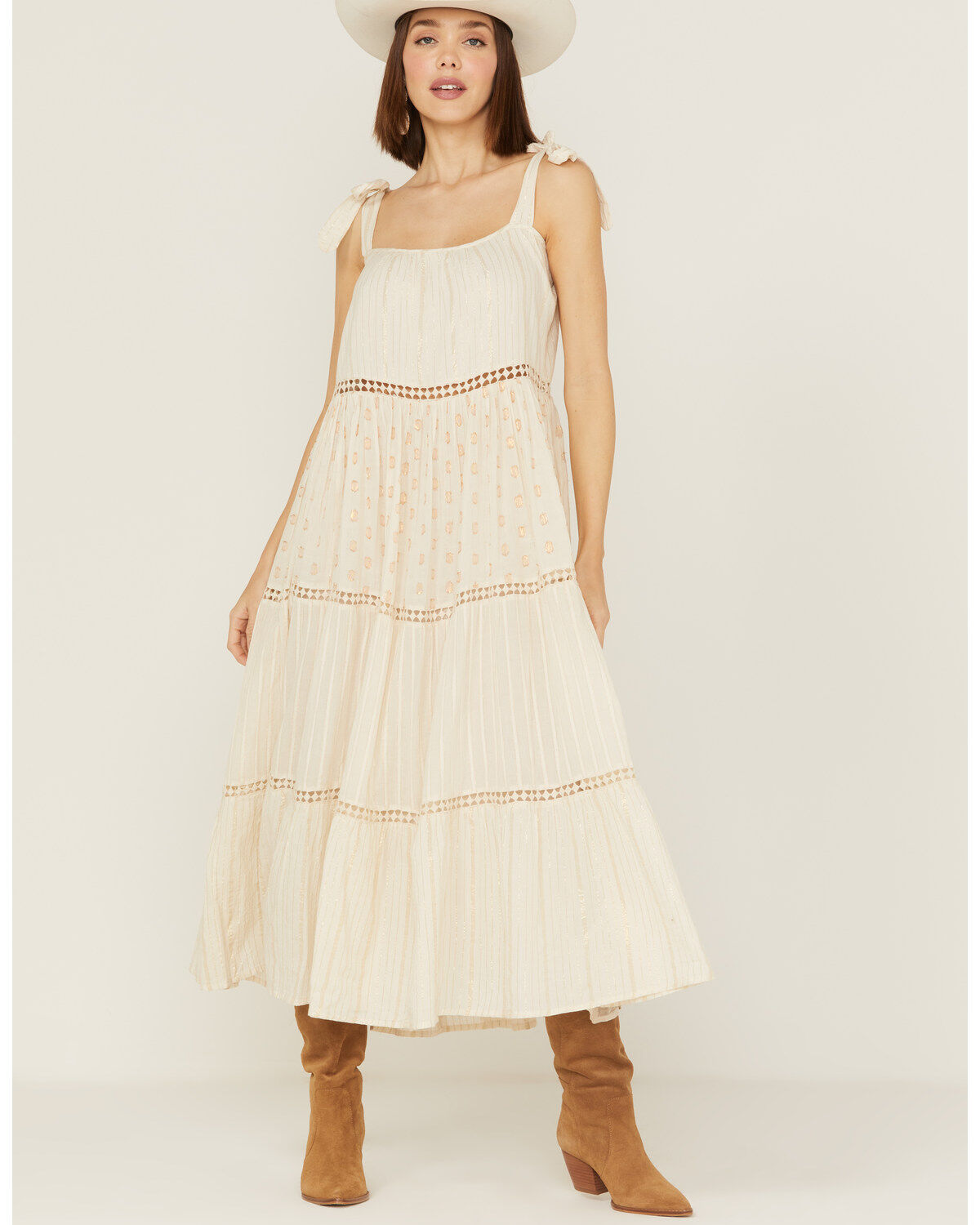 Women's Z&L Amber Sky Sleeveless Midi Dress