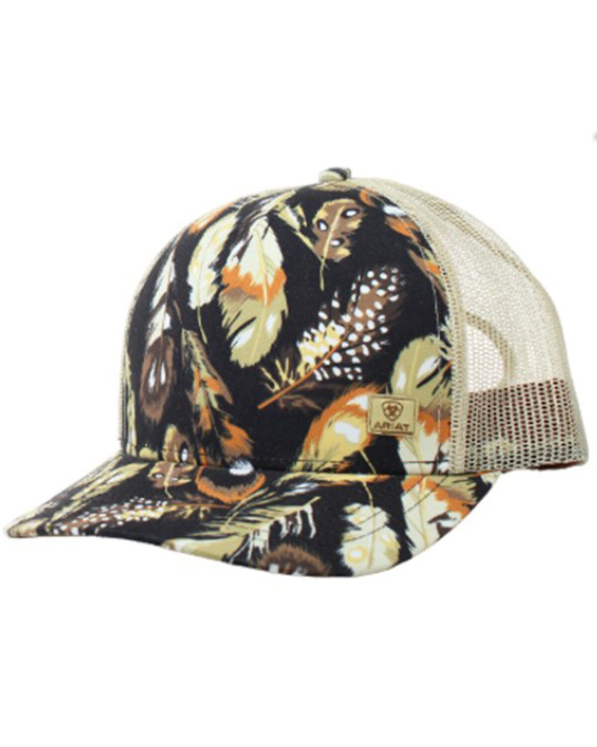 Women's Ariat Feather Print Ball Cap