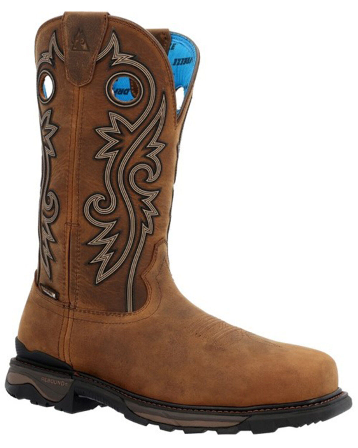 Men's Rocky Waterproof Pull On Work Boot - Carbon Toe