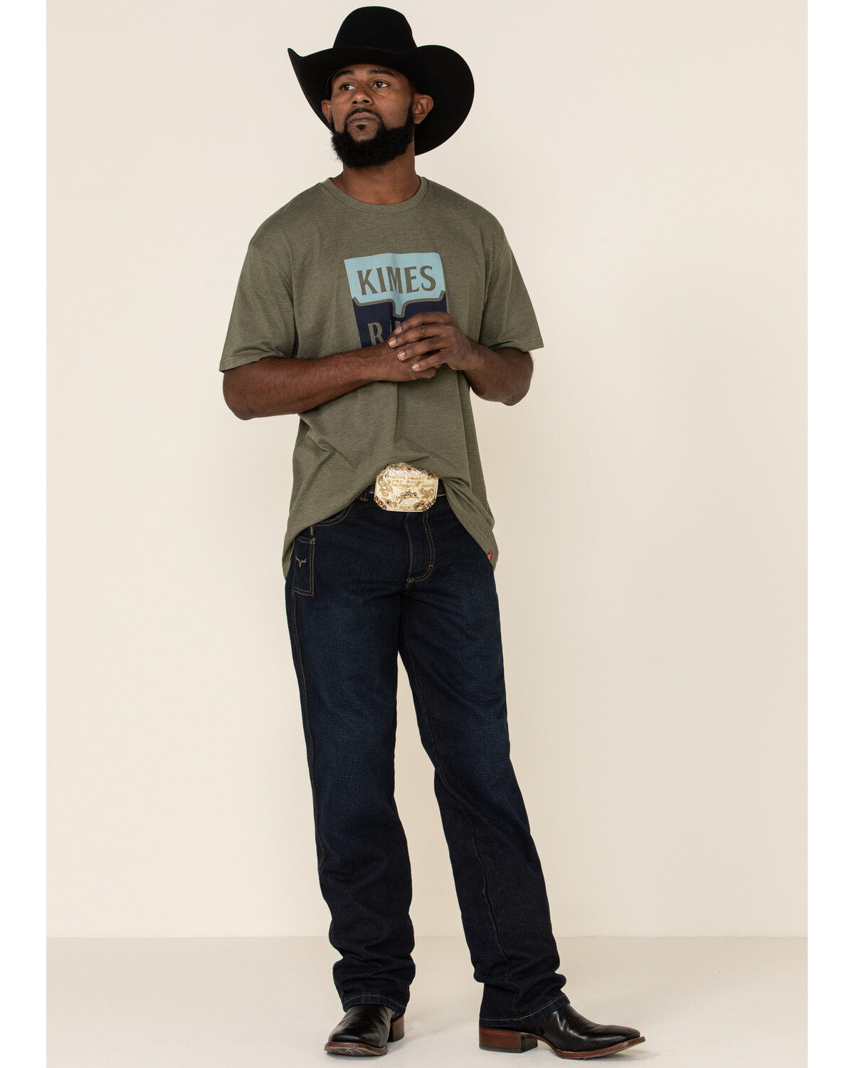 Men's Kimes Ranch Watson Mid Rise Relaxed Bootcut Jeans
