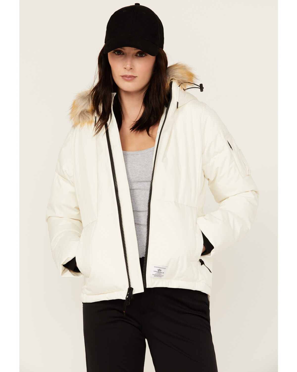 Women's Alpha Industries Short Hooded Parka