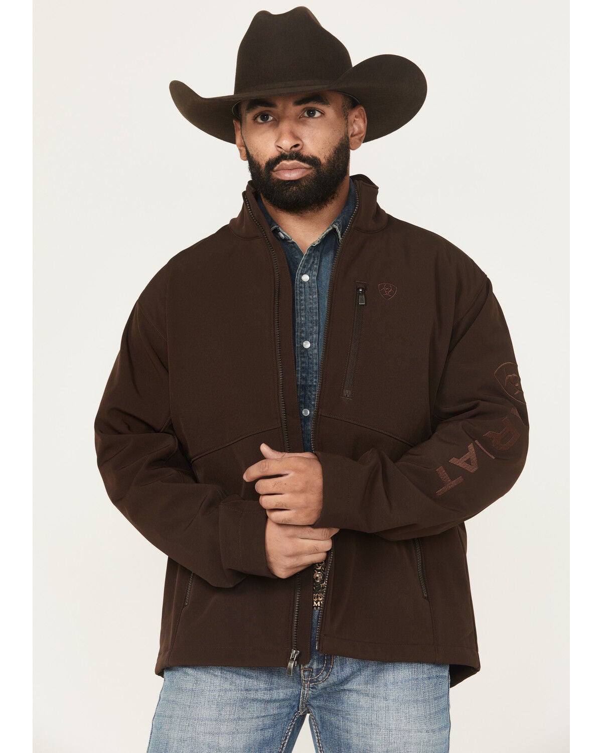 Men's Ariat Solid Concealed Carry Softshell Jacket - Big