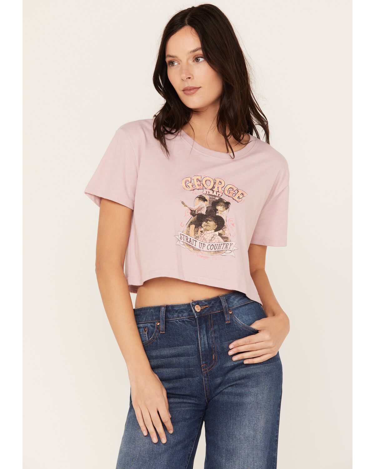 Women's Wrangler George Strait by Strait Up Country Short Sleeve Graph