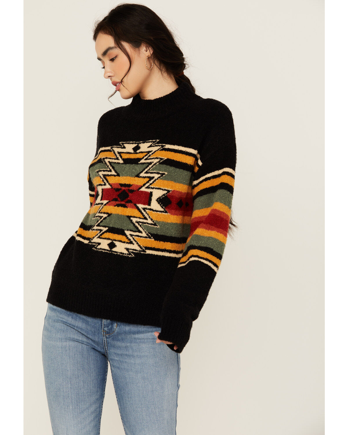 Women's Panhandle Southwestern Print Sweater