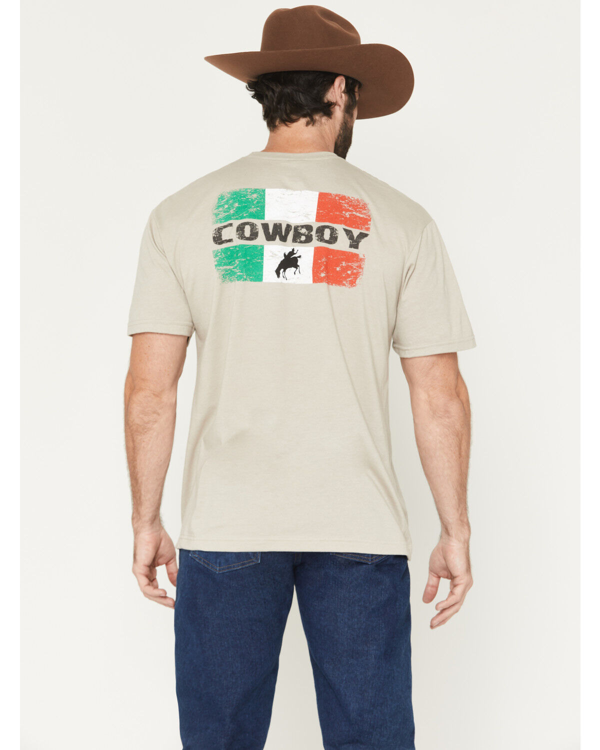 Men's Cowboy Hardware Mexico Cowboy Short Sleeve Graphic T-Shirt