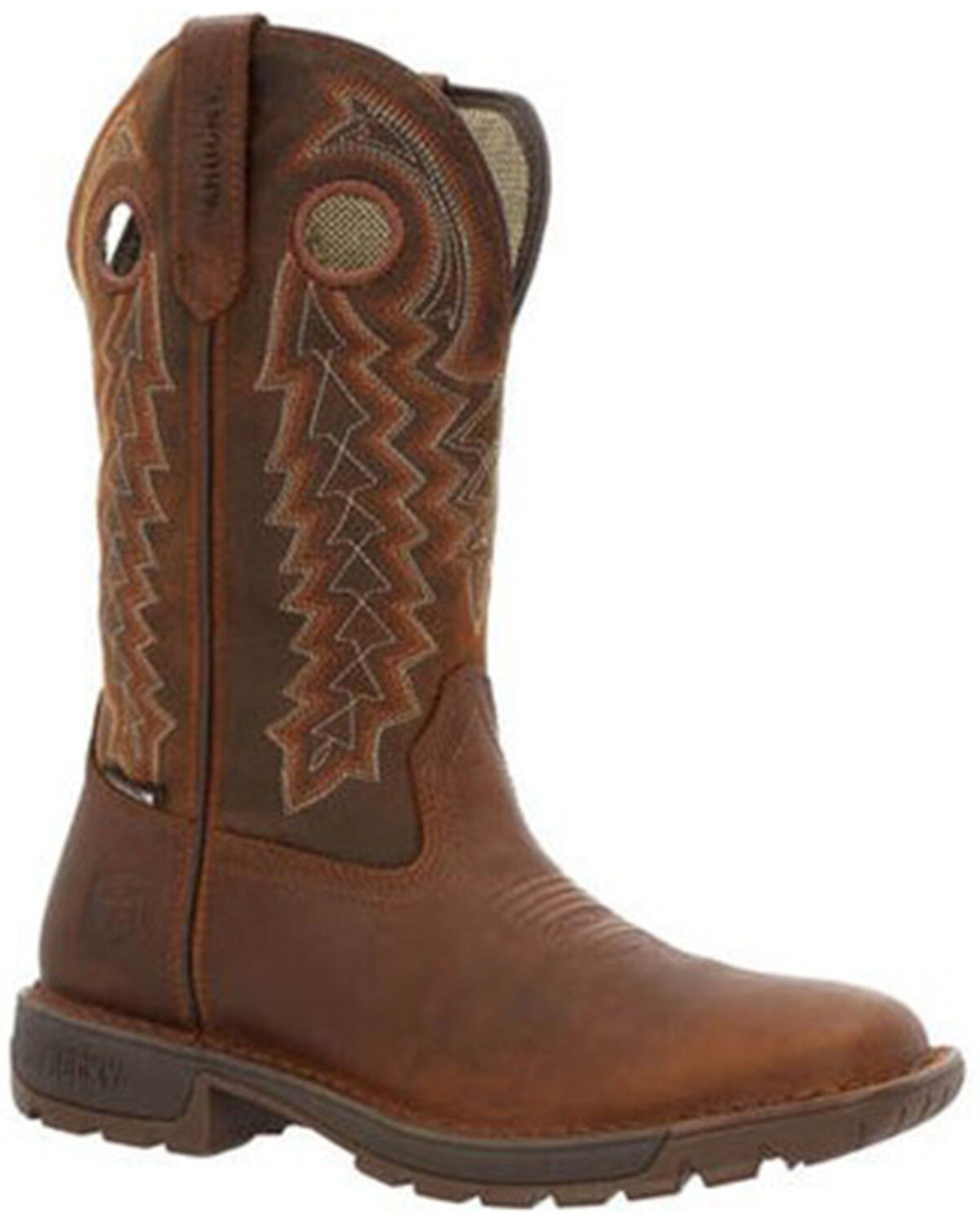 Women's Rocky Legacy 32 Waterproof Pull On Western Boot - Broad Square