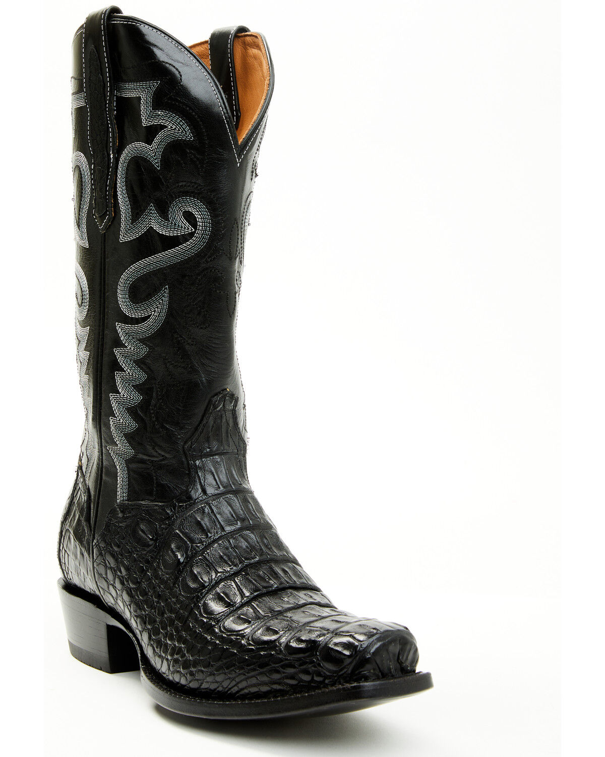 Men's El Dorado Exotic American Alligator Western Boots - Square Toe