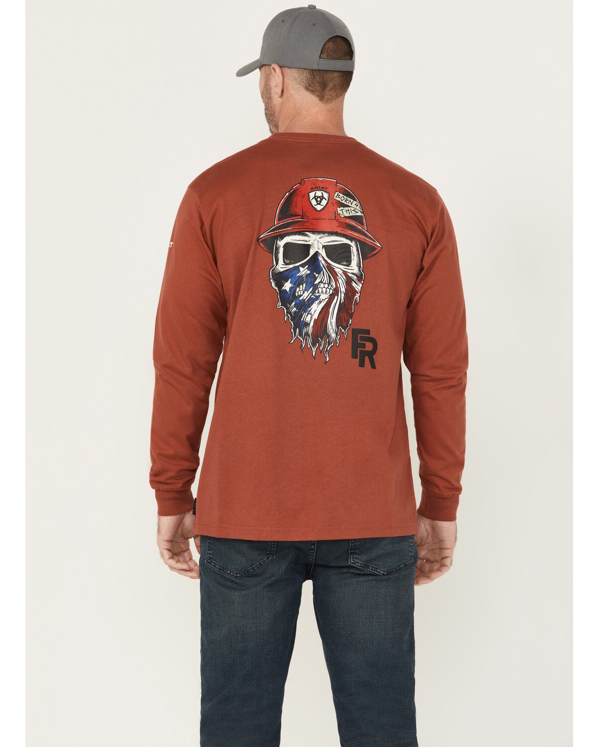 Men's Ariat FR Born For This Long Sleeve Work T-Shirt