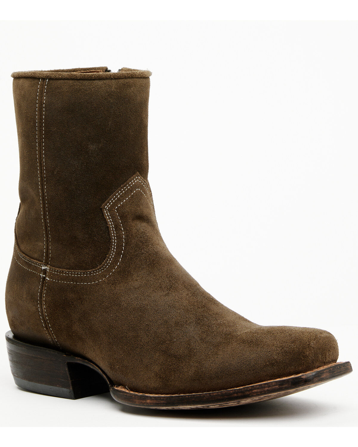 Men's Moonshine Spirit Pancho 8" Roughout Western Boots - Square Toe