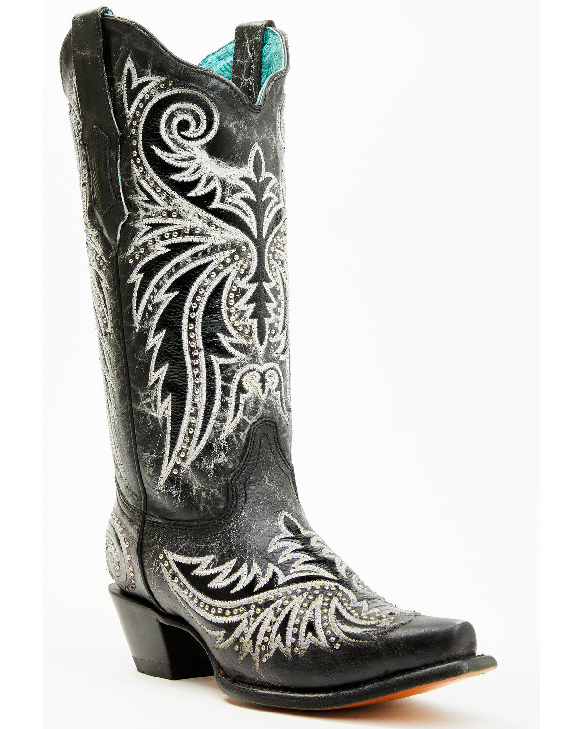 Women's Corral Studded Western Boots - Snip Toe