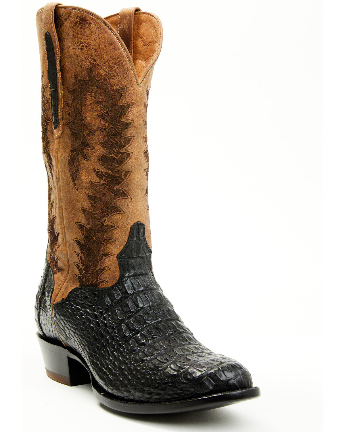 Men's El Dorado Exotic Alligator Western Boots - Round Toe