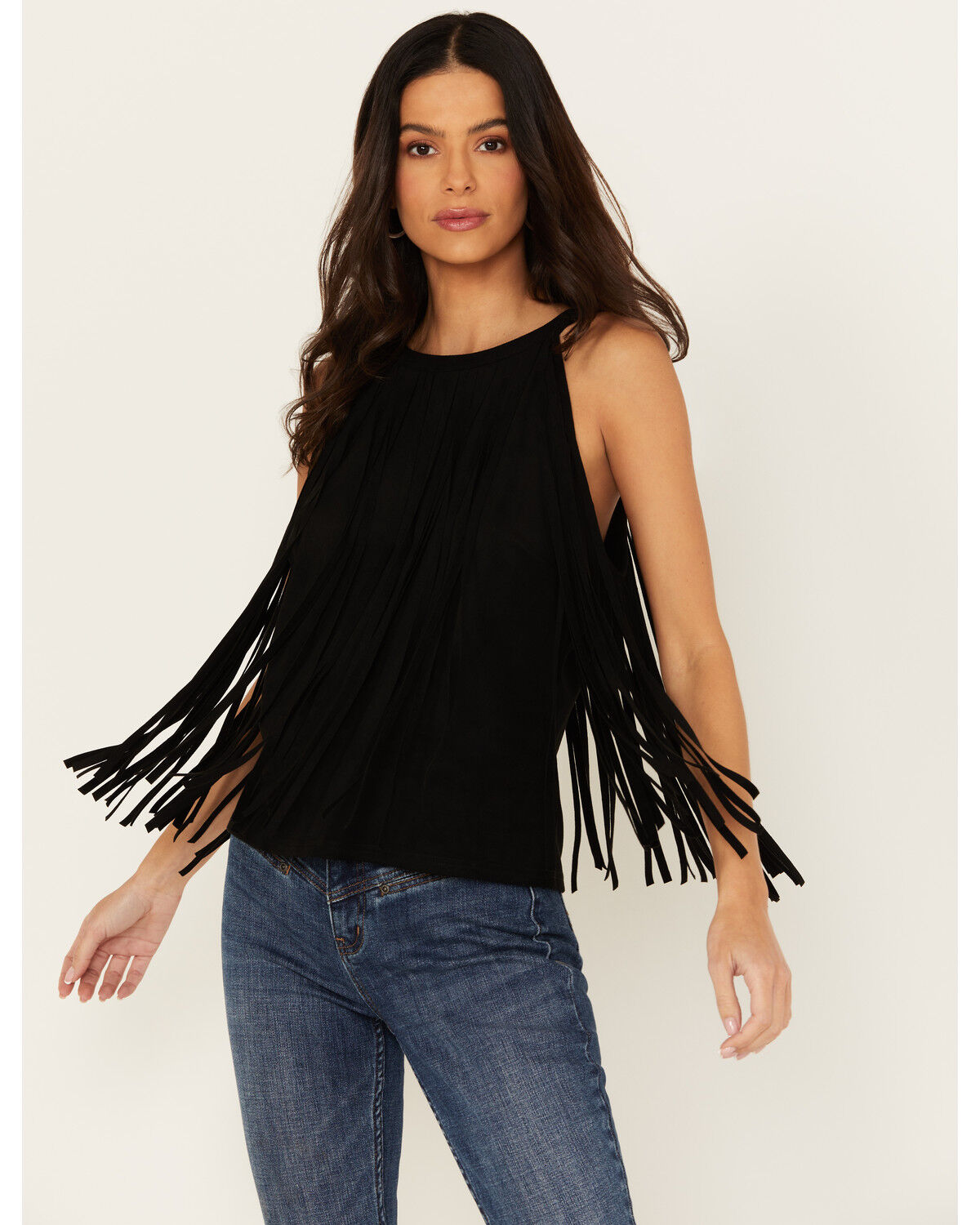 Women's Idyllwind Madie Faux Suede Fringe Tank