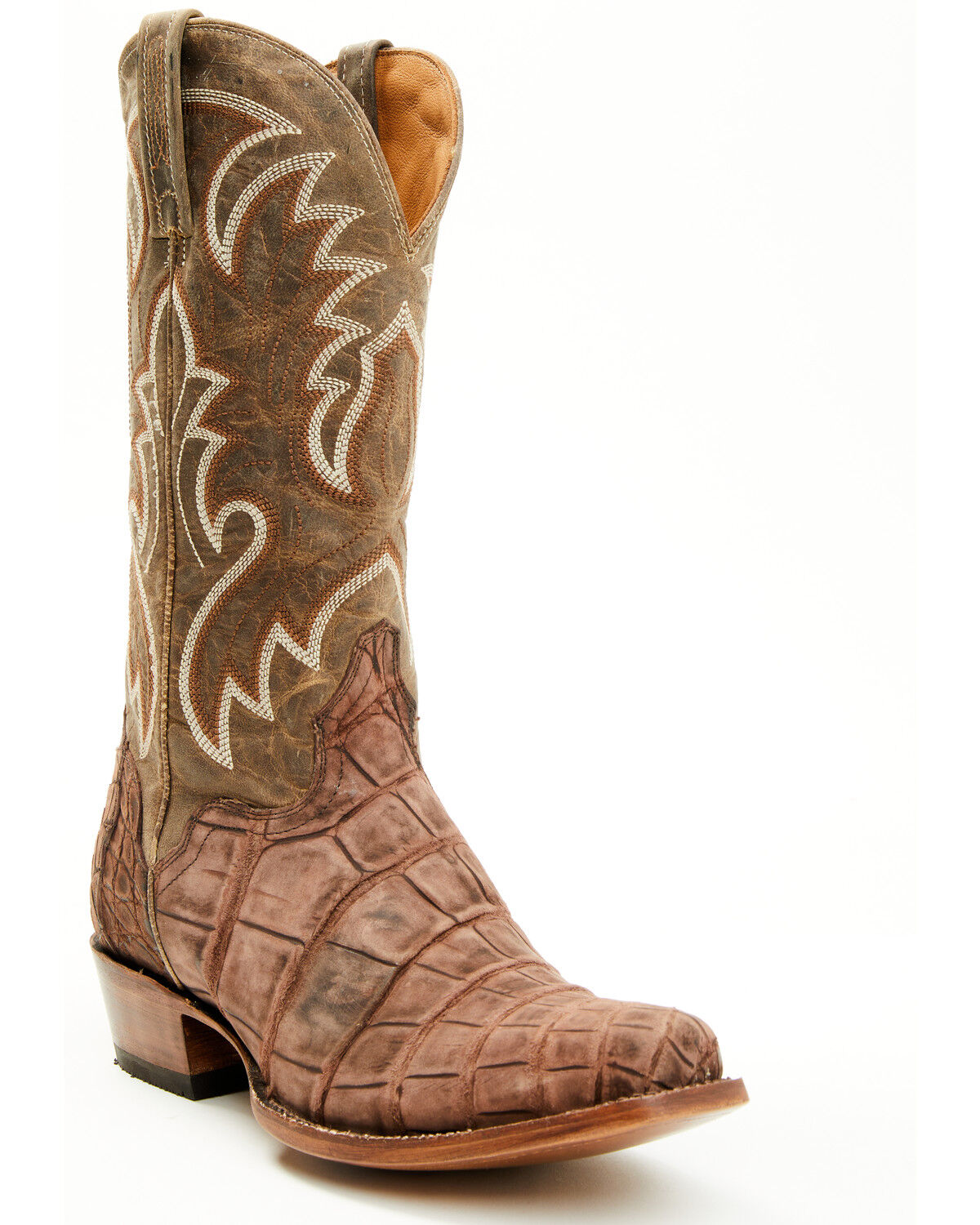 Men's El Dorado Exotic Alligator Western Boots - Square Toe