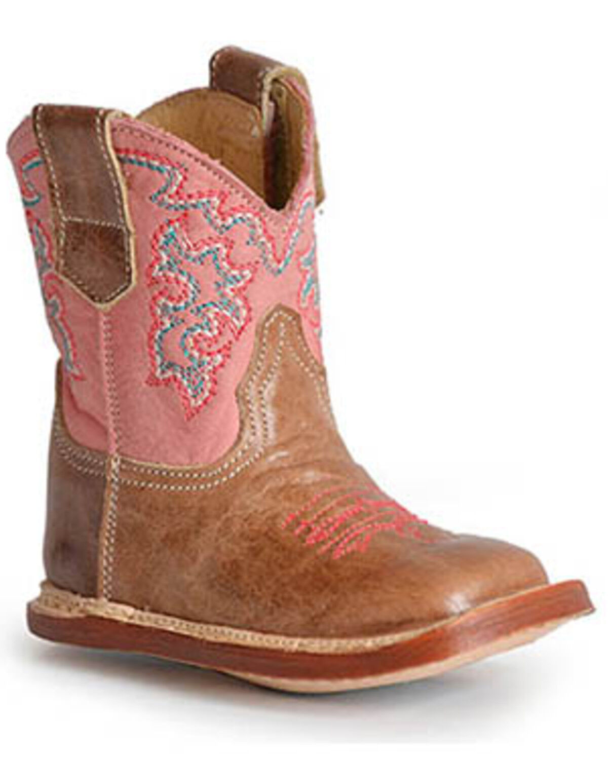 Roper Infant Girls Cowbabies Parker Western Boots - Broad Square Toe