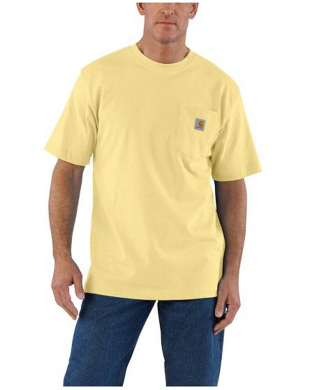 Men's Carhartt Loose Fit Heavyweight Logo Pocket Work T-Shirt