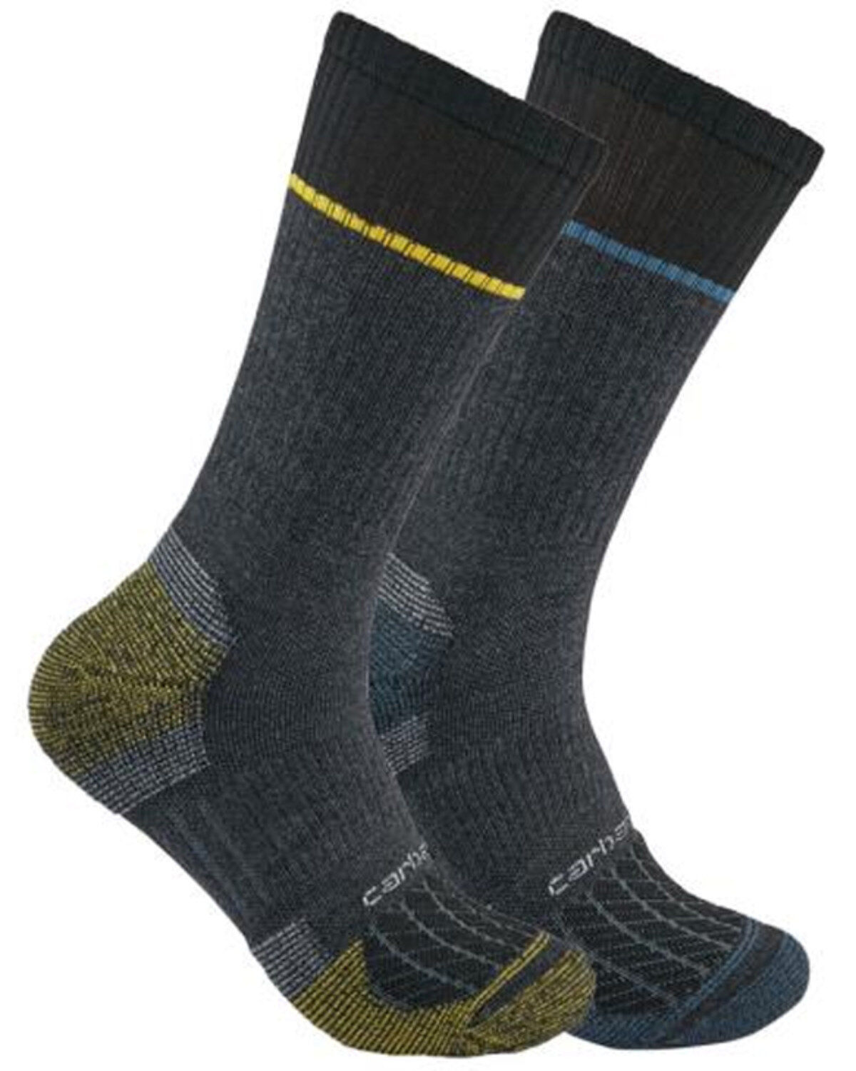 Men's Carhartt Force Midweight Steel Toe Crew Sock - 2-Pack