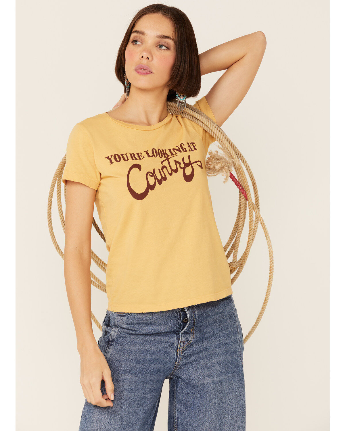 Women's Bandit Looking At Country Graphic Tee