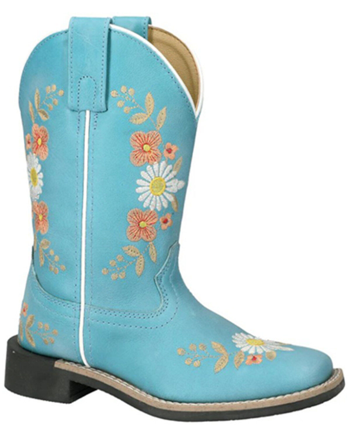 Girls' Smoky Mountain Little Desert Flowers Western Boots - Broad Squa