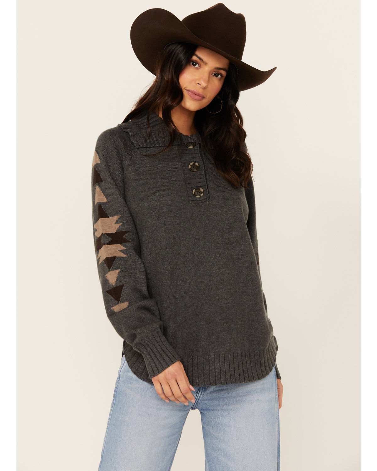 Women's Ariat Southwestern Elbow Sweater