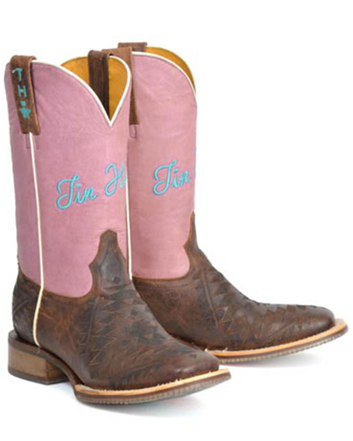 Women's Tin Haul Azteca Western Boots - Broad Square Toe